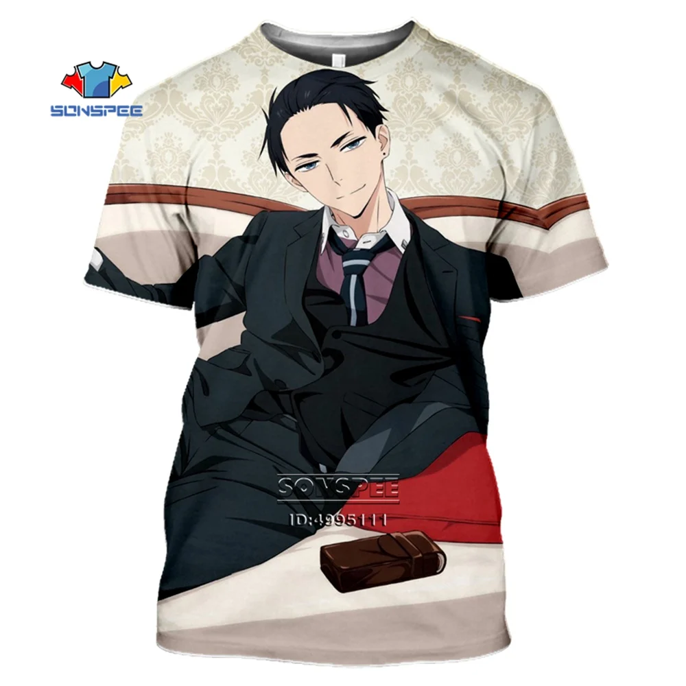 

SONSPEE 3D Printing Regal Crime Harajuku T-shirt Anime Men's Sports Plaid Camouflage Ladies Fashion Fun Casual Cartoon Pullover