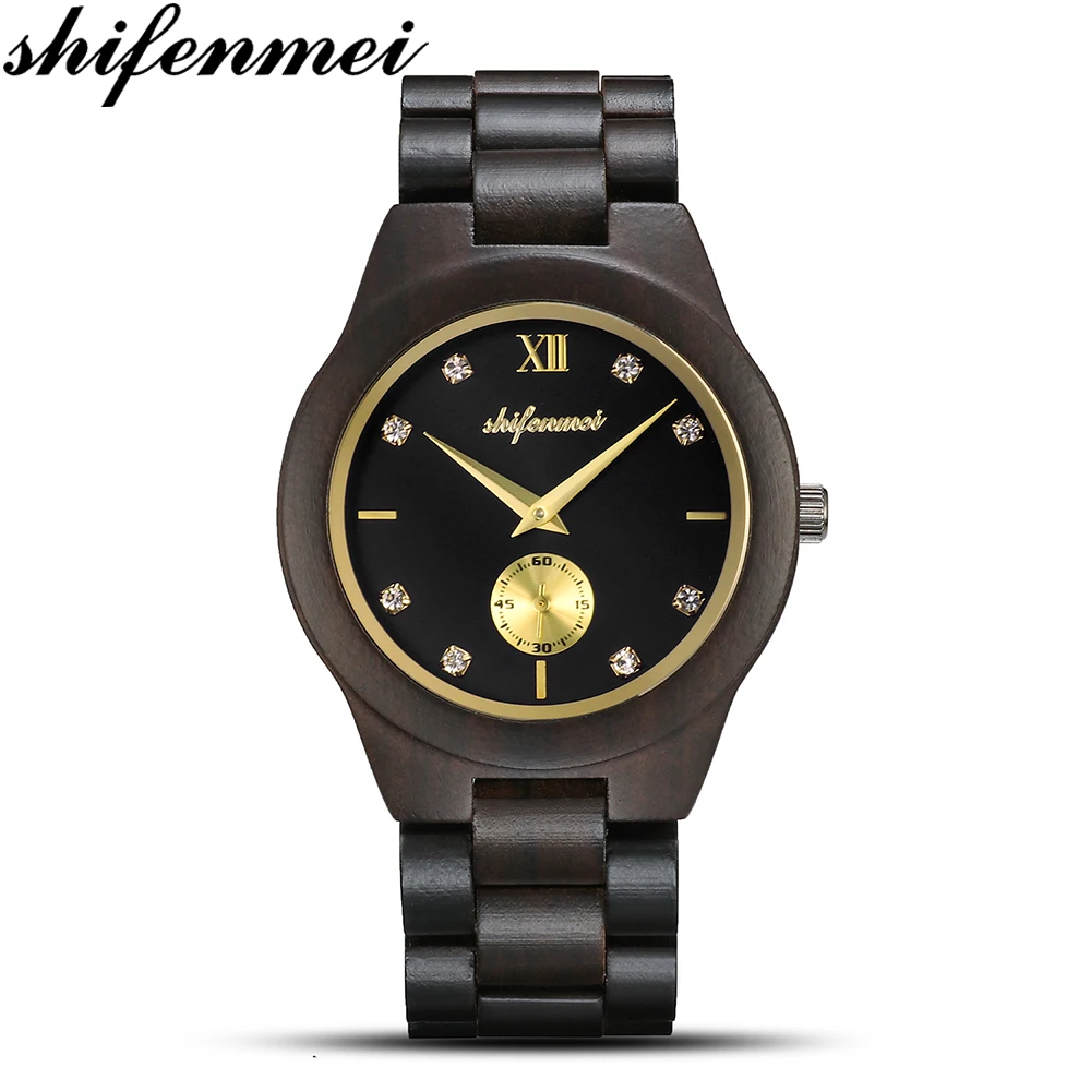 Shifenmei S5518 кварцевые деревянные часы модные мужские женские часы нейтральные кварцевые наручные часы reloj hombre elojes hombre