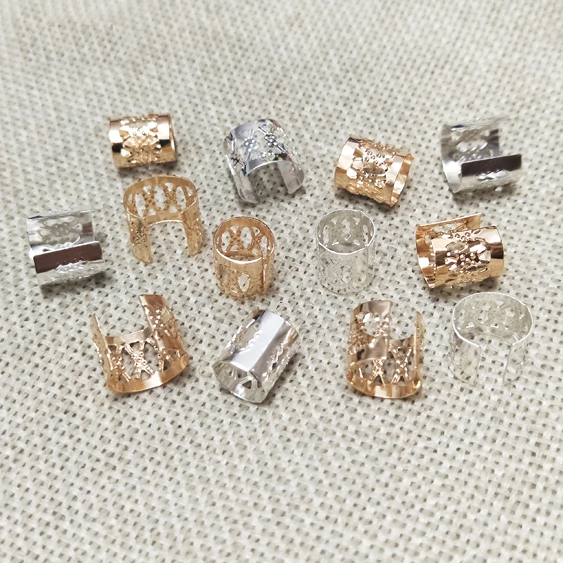 Регулируемые Обжимные бусины серебряного цвета ремешок для сумки соединитель