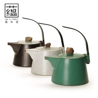 japanese style stoneware pots and pots small teapots ceramic single pots hand made kilns retro puer teapots