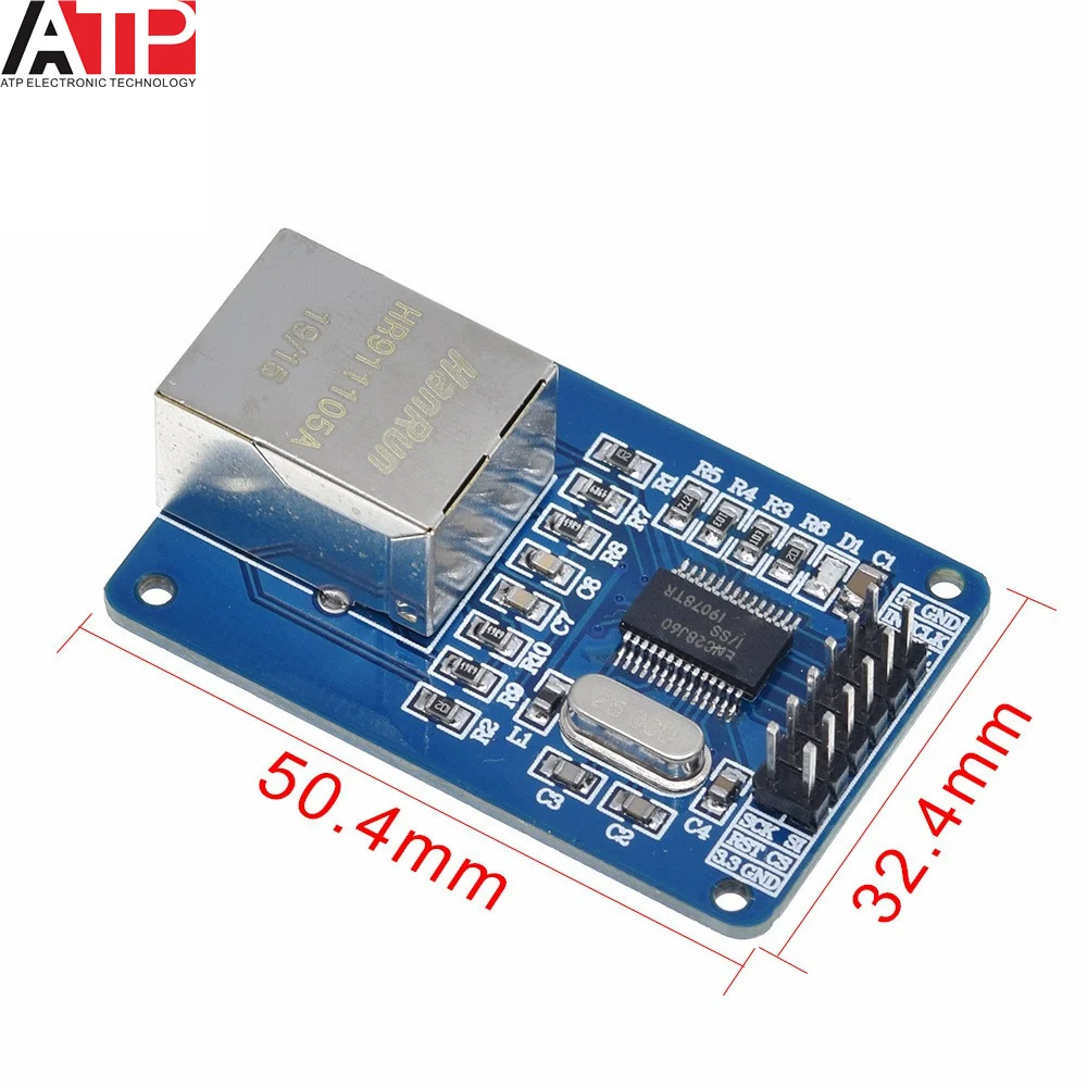 1 шт. отличный IT ENC28J60 Ethernet LAN сетевой модуль SPI порт для Arduino 51LPC AVR ARM PIC | Электронные