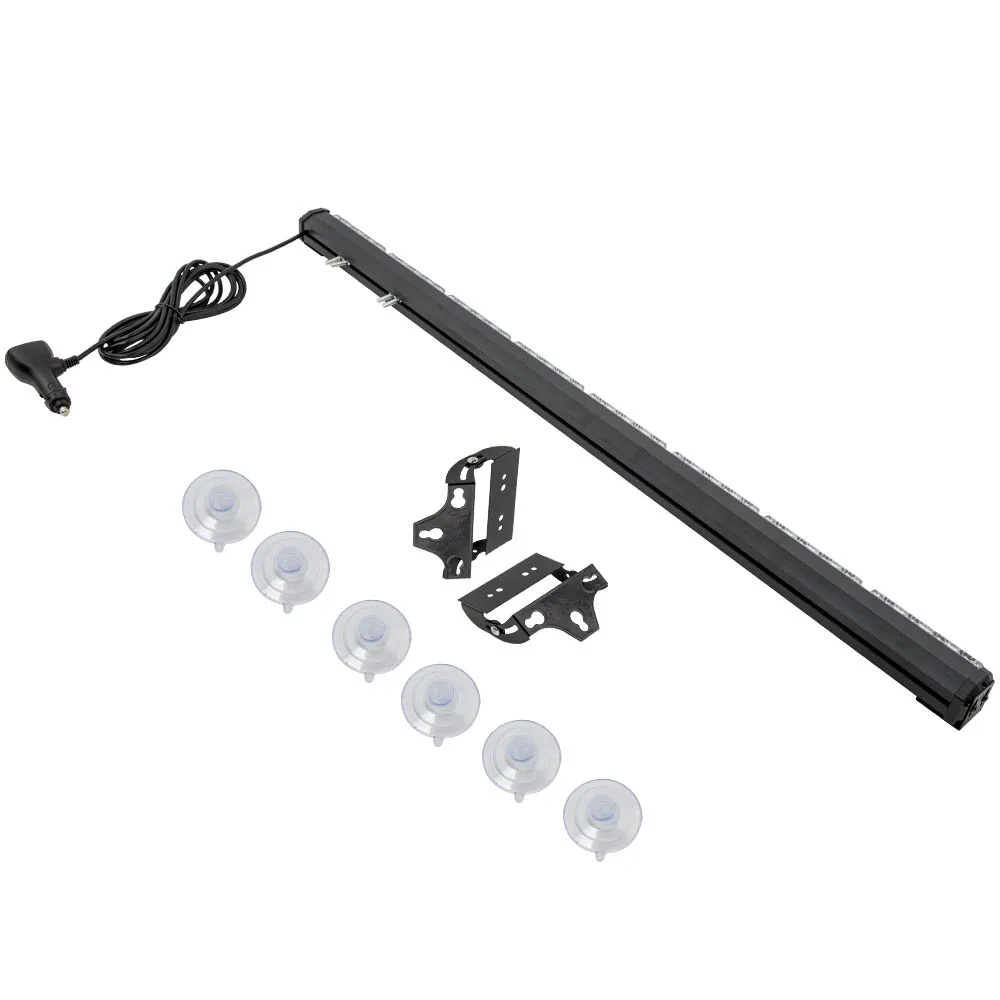 

35" 32 LED Traffic Advisor Emergency Hazard Warning Strobe Light Bar