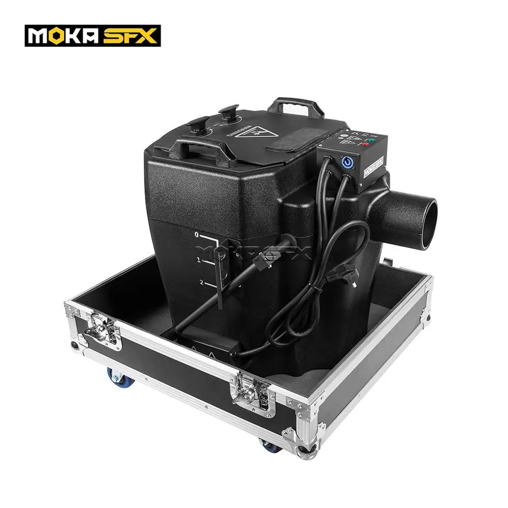 6000 Вт машина для сухого льда с футляром полета и соплом дыма сценический эффект