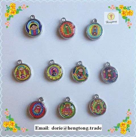 100 шт./упак. Бесплатная доставка недорогие четки с двенадцатью изображениями