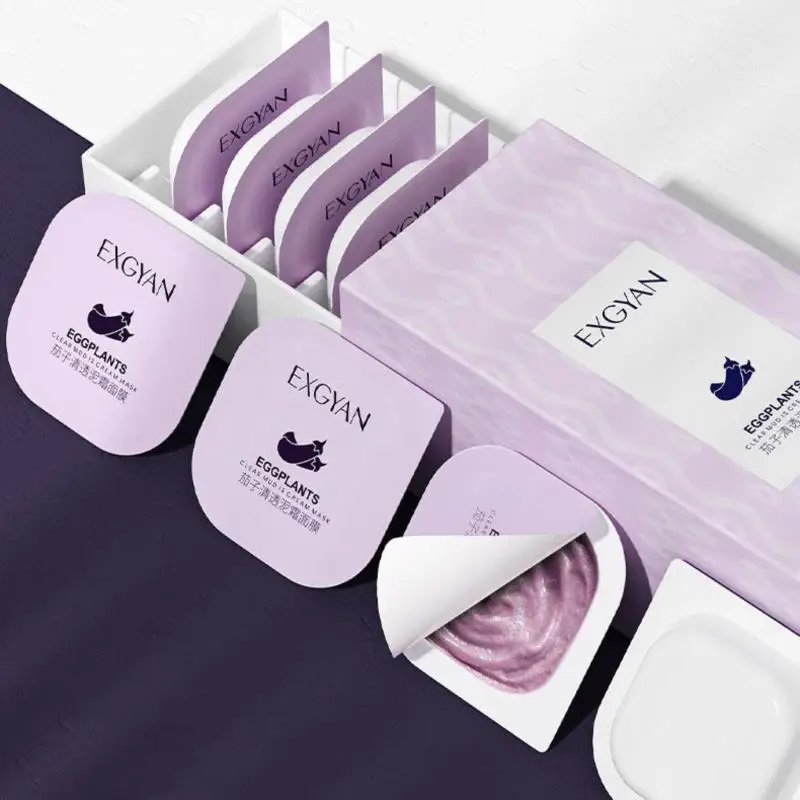 Натуральный Экстракт баклажана грязевая маска для лица контроль жирности