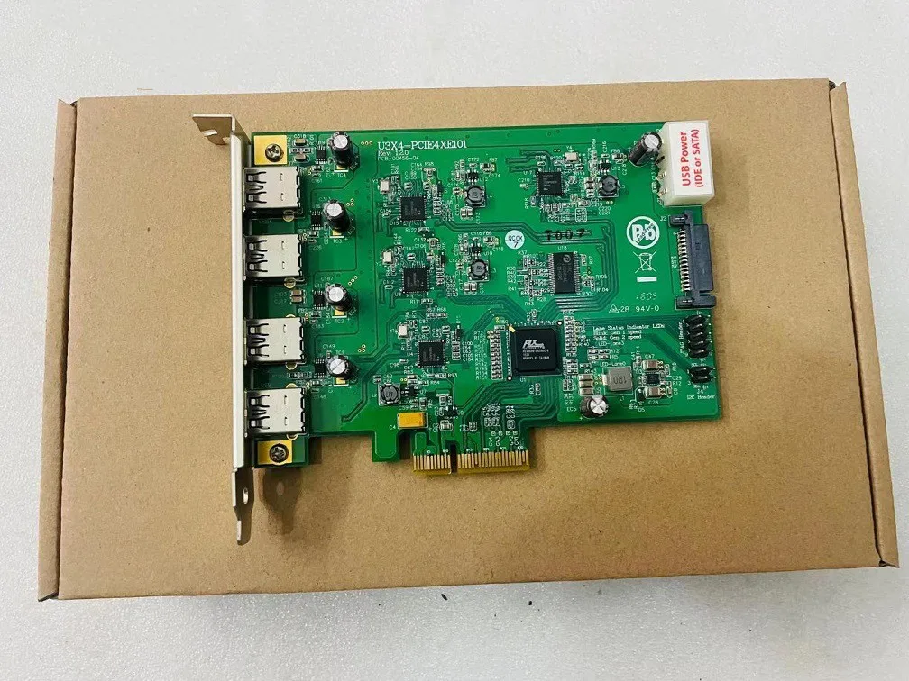 

New U3X4-PCIE1XE101 four-channel USB 3.0 expansion card industrial camera