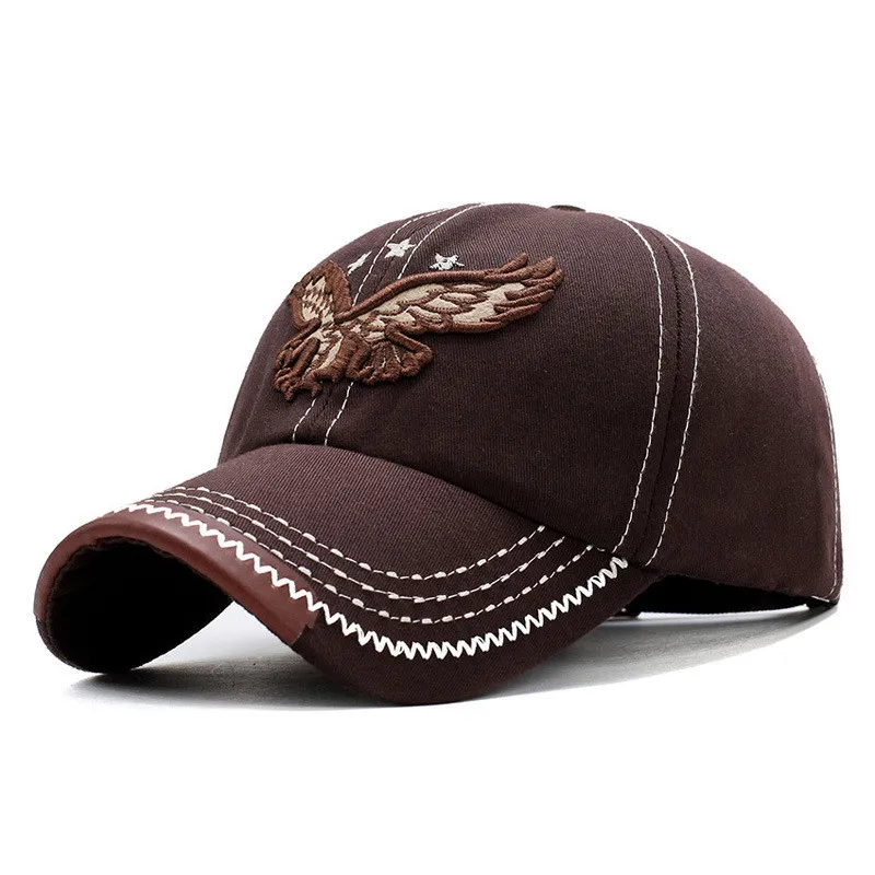 

Vrouwen Mannen Baseball Cap Toevallige Mannelijke Vrouwelijke Snapback Hoed Verstelbare 3D Eagle Borduurwerk Zonnehoed