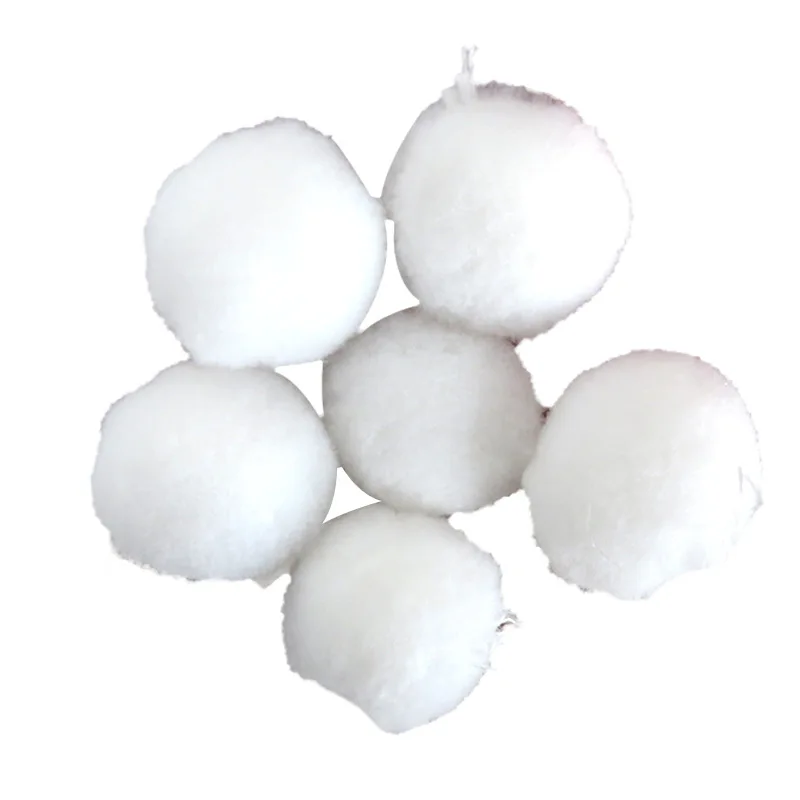 

Diameter 25-50mm, oil and water filtration, modified wool ball filter material, white fiber ball filter material