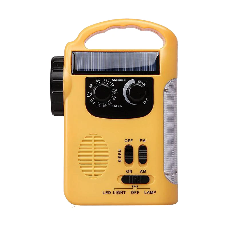 Фонарик на солнечной батарее радио светодиодный фонарь для кемпинга с AM/FM и