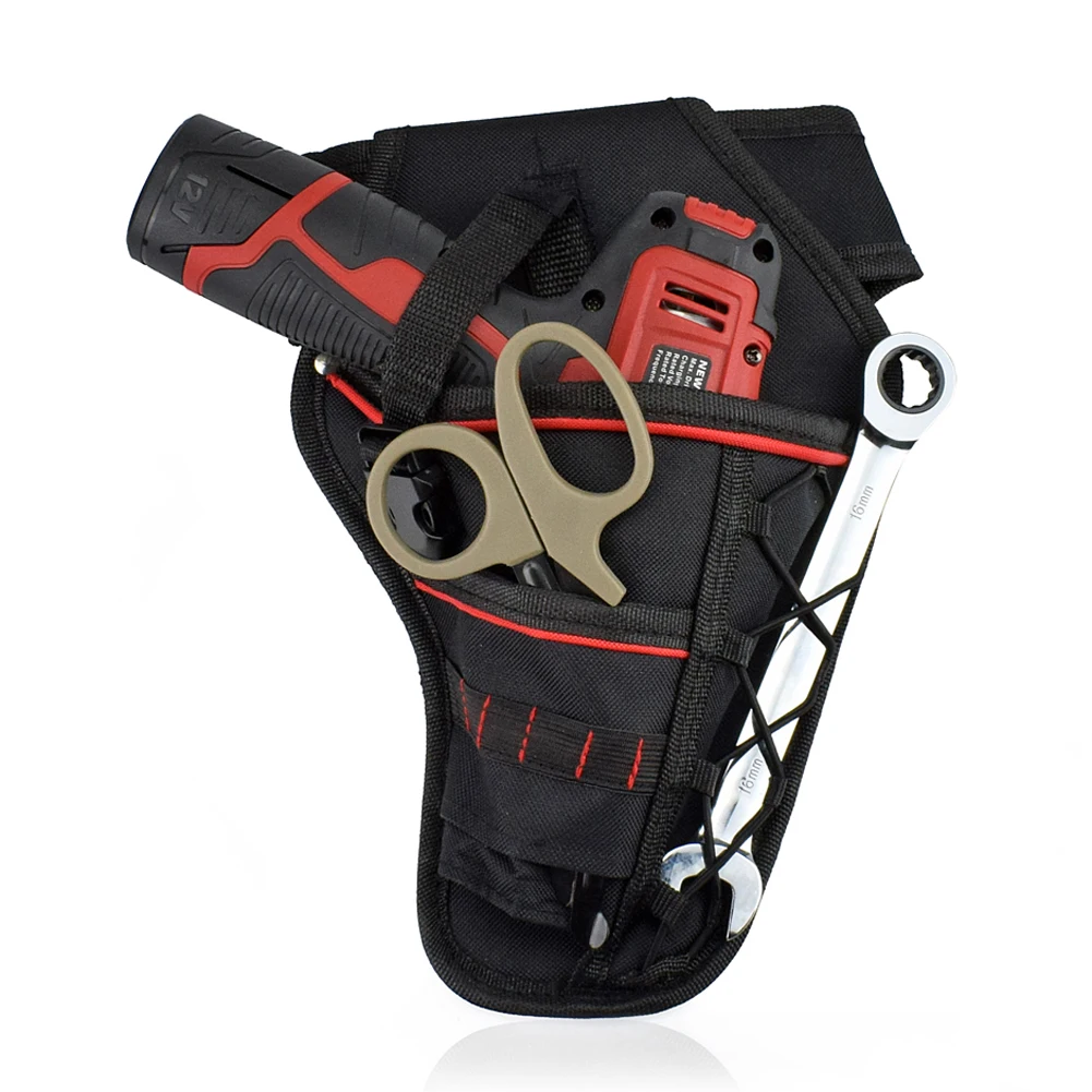 

Holder Wrench Screwdriver Multifunctional Waist Belt Accessories Drill Holster Work Waterproof Impact Bag Pouch Hard Universal