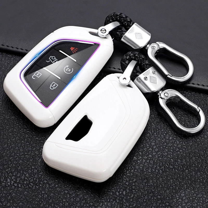 

TPU Car Smart Key Cover Case for Cadillac CT4 CT5 CT4-V C8 for Corvette 2018 2019 2020 2021 Protect Shell Accessories