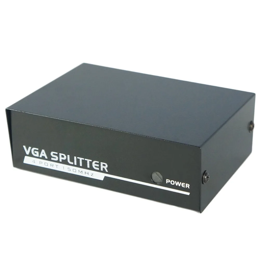 Коммутатор VGA с 4 портами видеопереключатель SVGA усилитель сигнала 4*1