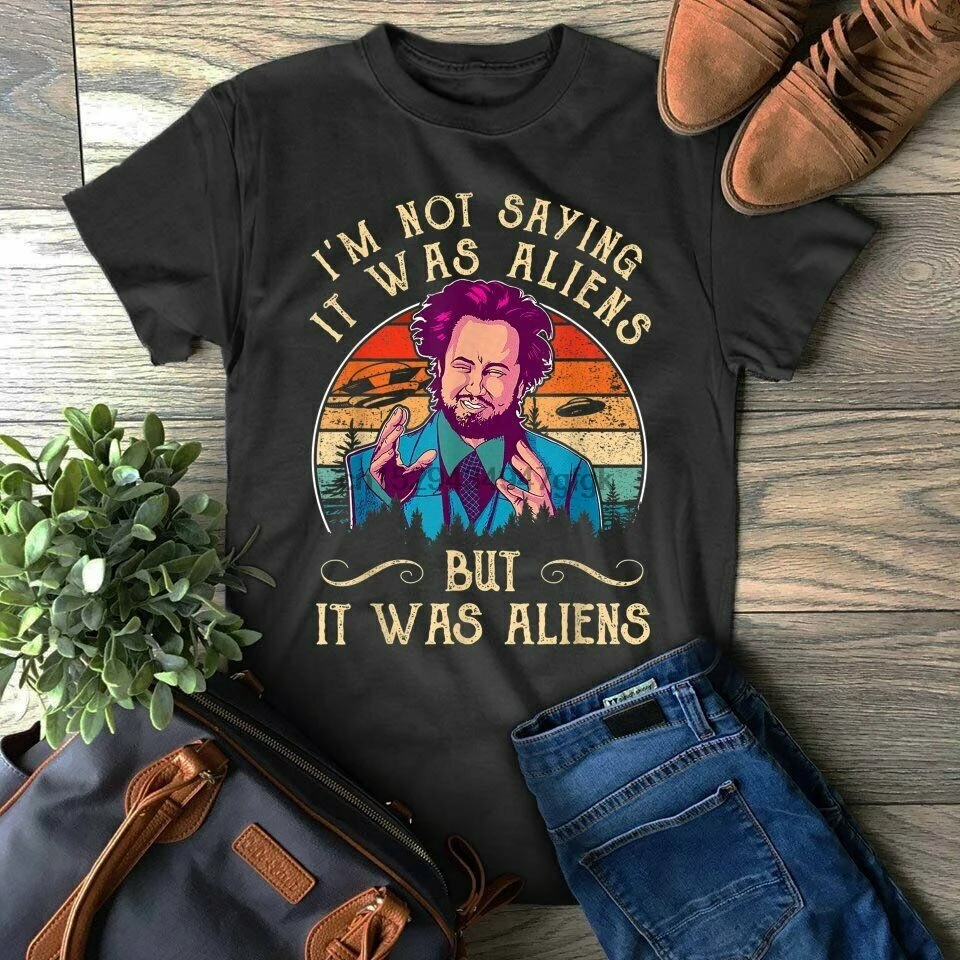 Я не говорю что это пришельцы но был винтажный подарок на футболку пришельцев |