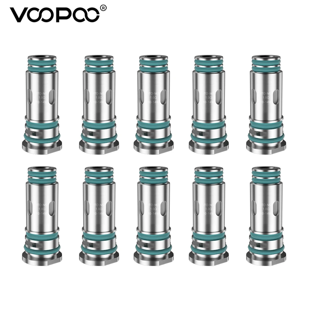 

VOOPOO ITO-M2 Mesh Coils 1.0ohm Resistance MTL Coil 10-14W fit VOOPOO Doric 20 Vape Pen Kit ITO Pod System Vaporizer E-Cigarette