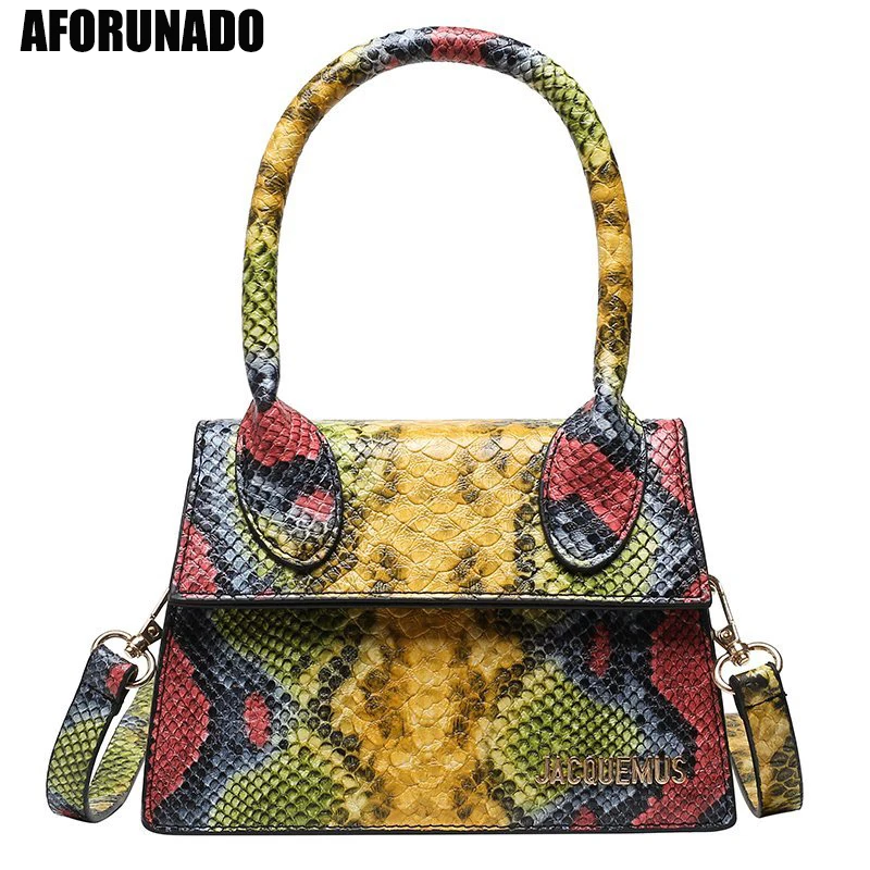 

2020 Crossbody Bags For Women Small Handbags Luxury Handbags Women Bags Designer Fashion Snake Pattern Shoulder Messenger Bag