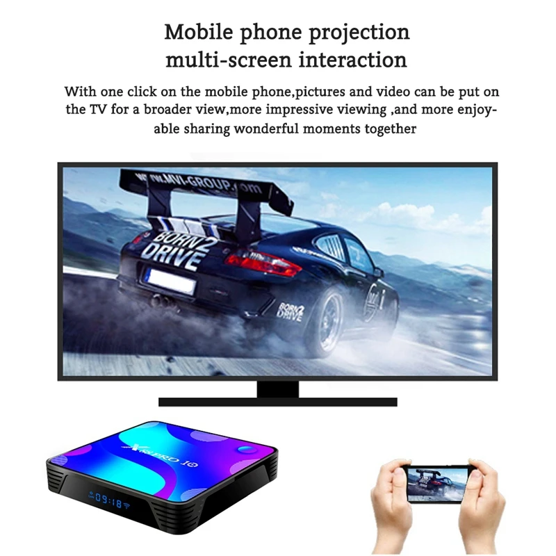 ТВ приставка X88 PRO 10 Android 0 4G + 128G Rockchip RK3318 4K 1080P Netflix телеприставка|ТВ-приставки и
