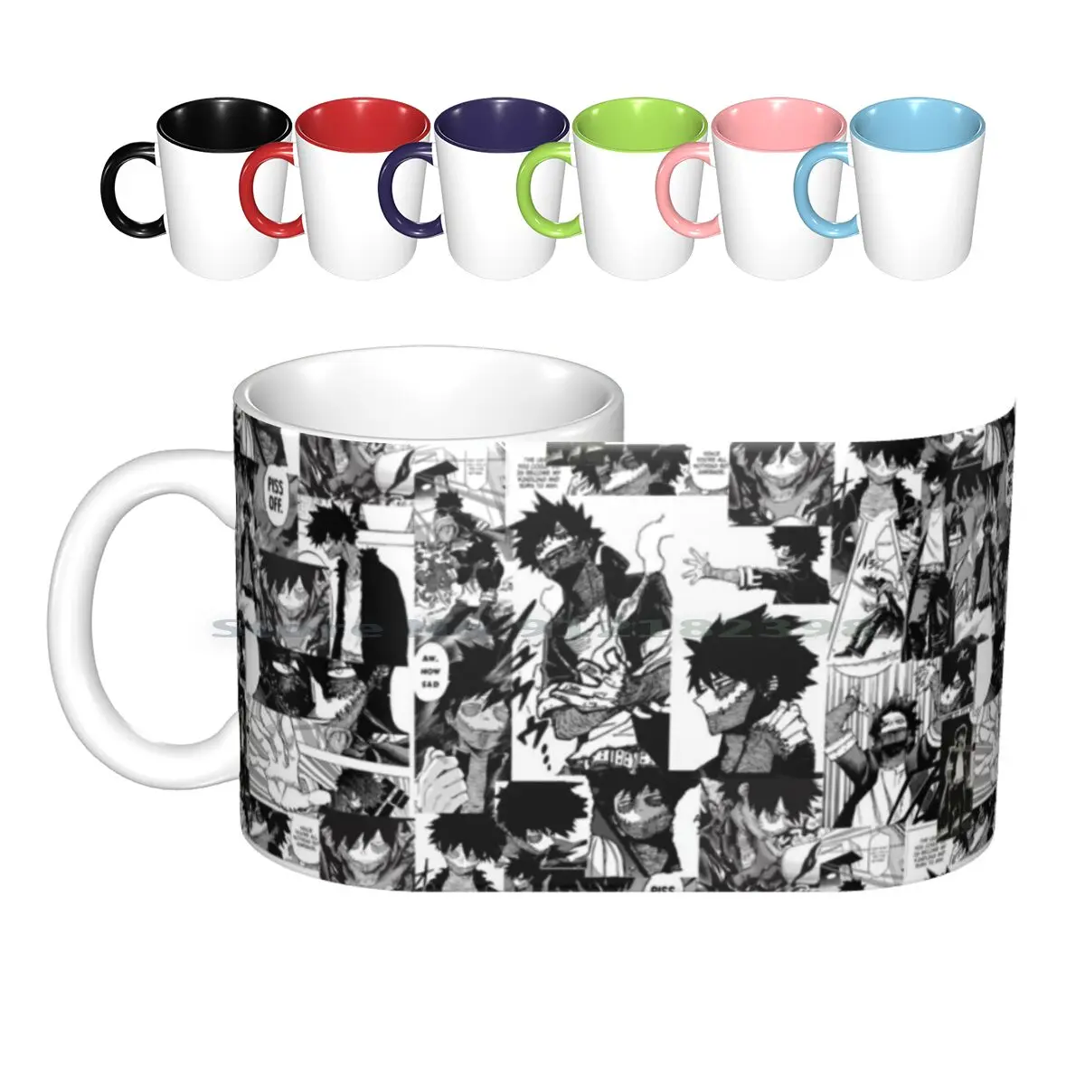 

Dabi Collage Ceramic Mugs Coffee Cups Milk Tea Mug Dabi Bnha Boku No Hero Academia Mha Todoroki Creative Trending Vintage Gift