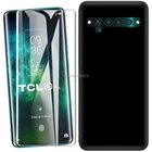 Чехол для TCL 10L 10 PRO, чехол из закаленного стекла, мягкий силиконовый чехол с полным закаленным стеклом для TCL 10L 10 PRO