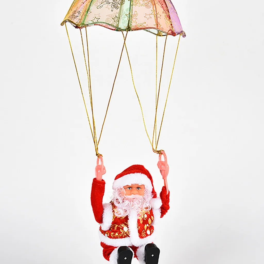 Рождественские домашние потолочные украшения парашют Санта-Клаус Smowman