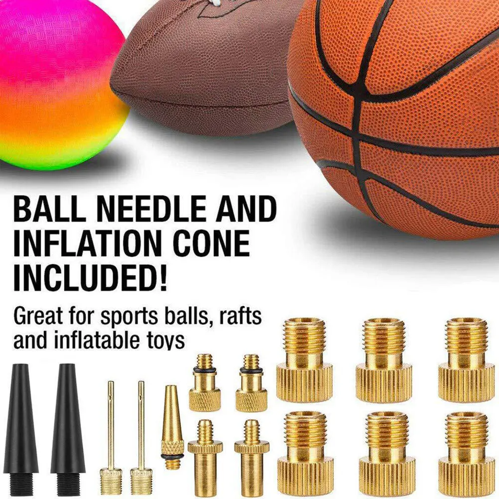 

Copper Inflator Pump Nozzle Kit Presta Schrader Valve Adapter Tube Bicycle Valve Adaptors For Road & MTB & Fixie Bike Tire Pump