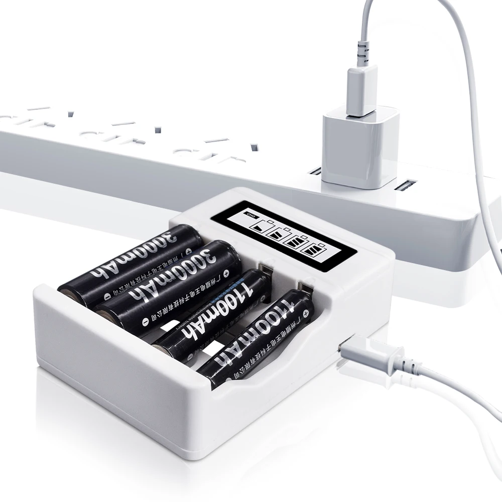 Пало Smart интеллигентая (ый) AA AAA Батарея Зарядное устройство USB для 1 2 V металл