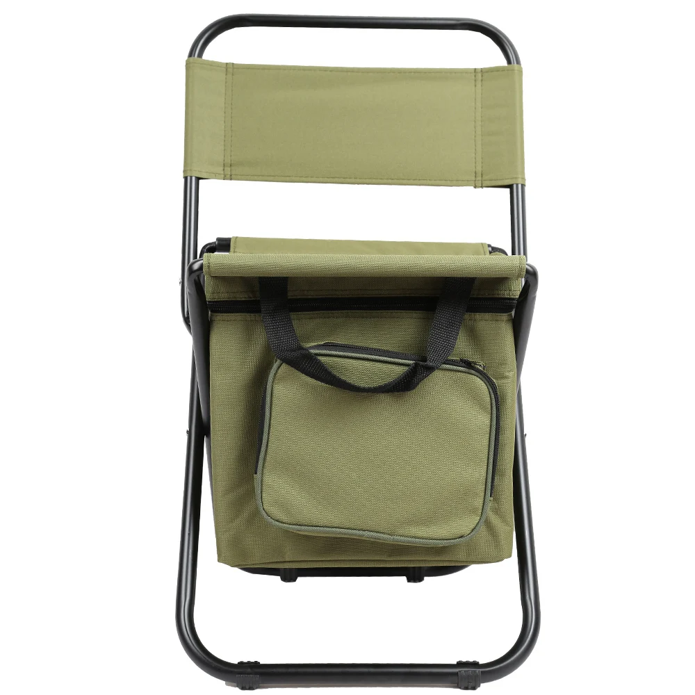 저렴한 야외 접는 등 받침 캠핑 낚시 의자 의자 쿨러 절연 피크닉 가방 하이킹 좌석 가방 X56a와 휴대용 배낭