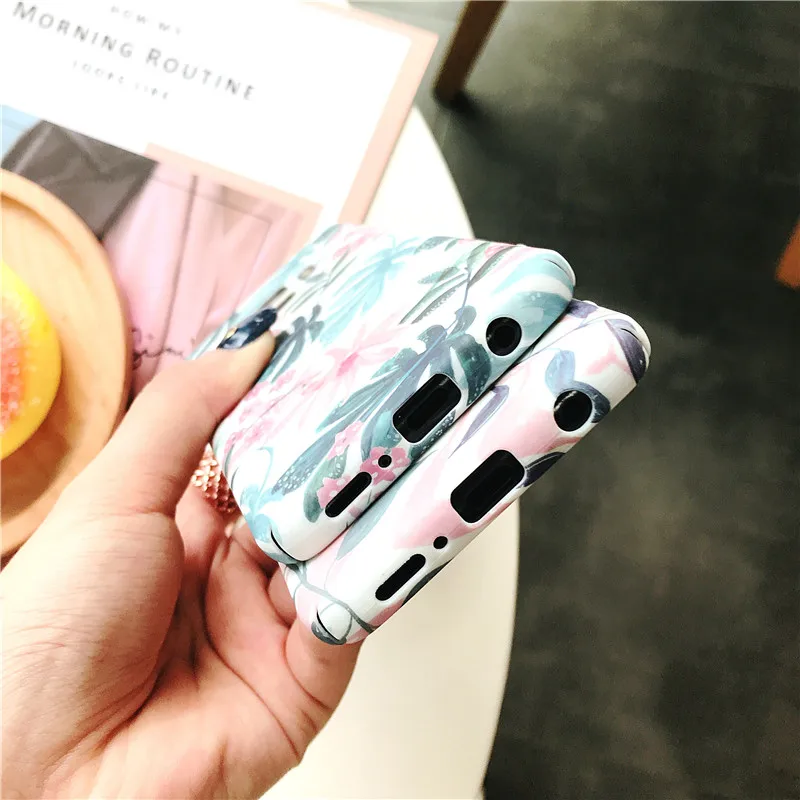 DCHZIUAN чехол с листьями для samsung Galaxy S10, S9, S8 Plus, NOTE 8, 9, 10, жесткий чехол для телефона из поликарбоната, чехол для samsung Galaxy S8, S9