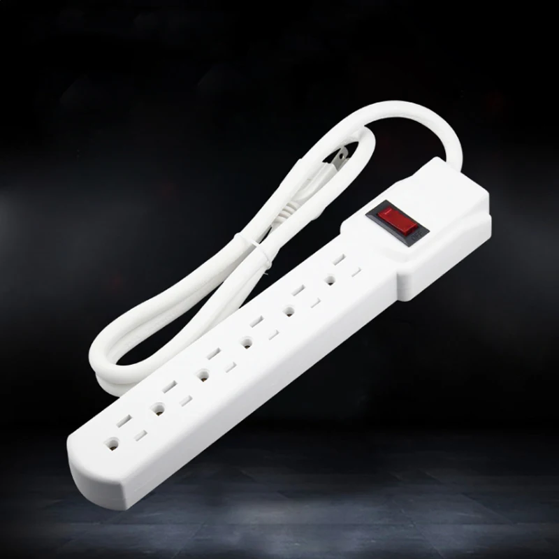 3 контактный Электрический удлинитель переменного тока с вилкой Стандарта США