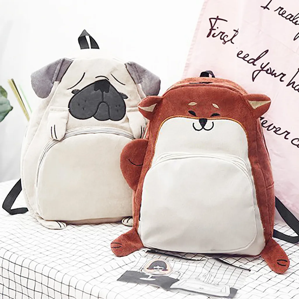 

Women Backpack Cute Animal Shape School Shoulder Bags Anti-theft Travel Casual Knapsack Mochila Teenager Girls Bag Sac A Dos