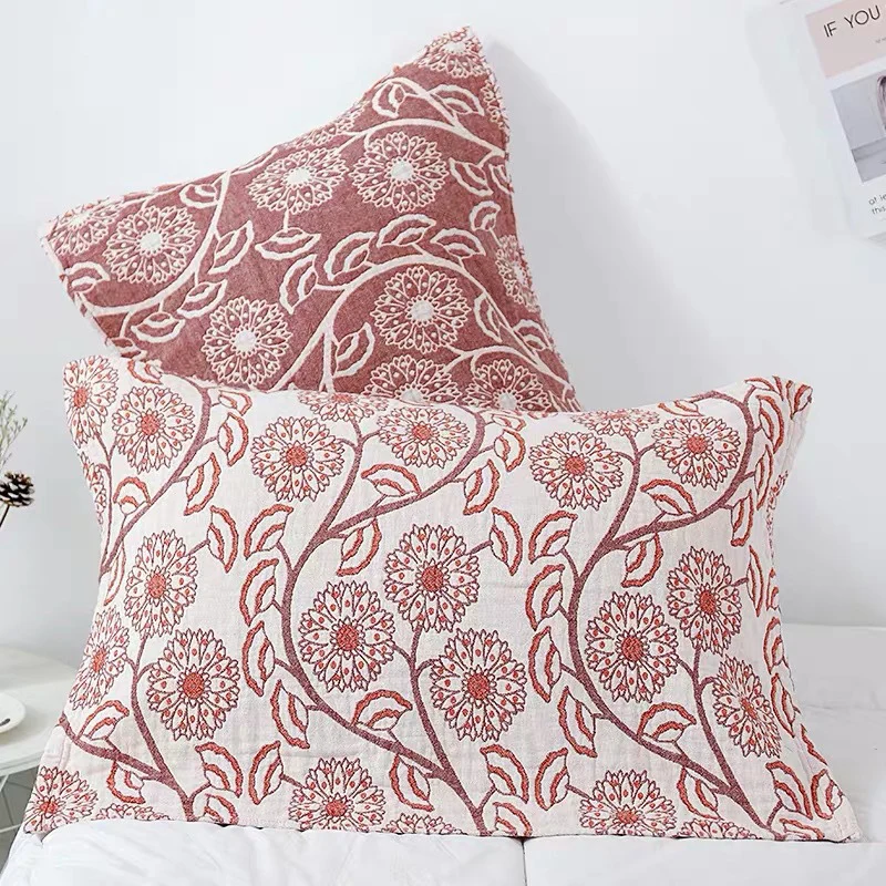 

Полотенце для подушки, Хлопковое полотенце с цветочным шариком, мягкое и удобное