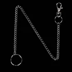 38 см, в стиле панк, кошелек в виде брелка для ключей на длинной цепочке, брюки брелки Для мужчин женские длинные брюки с ремешком для девочек, брелки для ключей унисекс в стиле хип-хоп ювелирные изделия