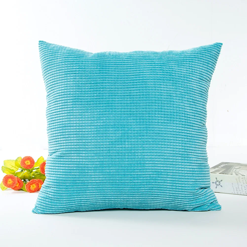 1 шт. 45X45 см домашняя кровать сон сплошной наволочка Подушка Мягкий чехол домашний простой Бросок Наволочка#45