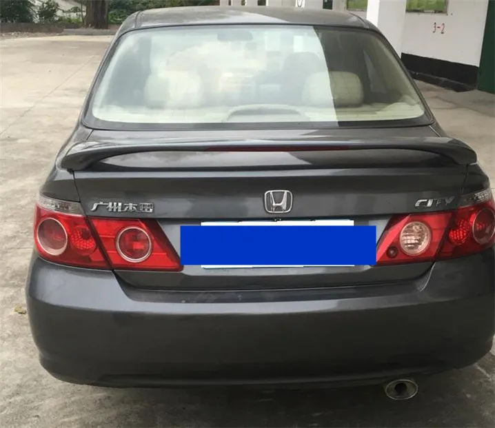 For Fit Spoiler 2004-2007 Honda Jazz sedan jsd ABS plastic Material Car Rear Wing Color | Автомобили и мотоциклы