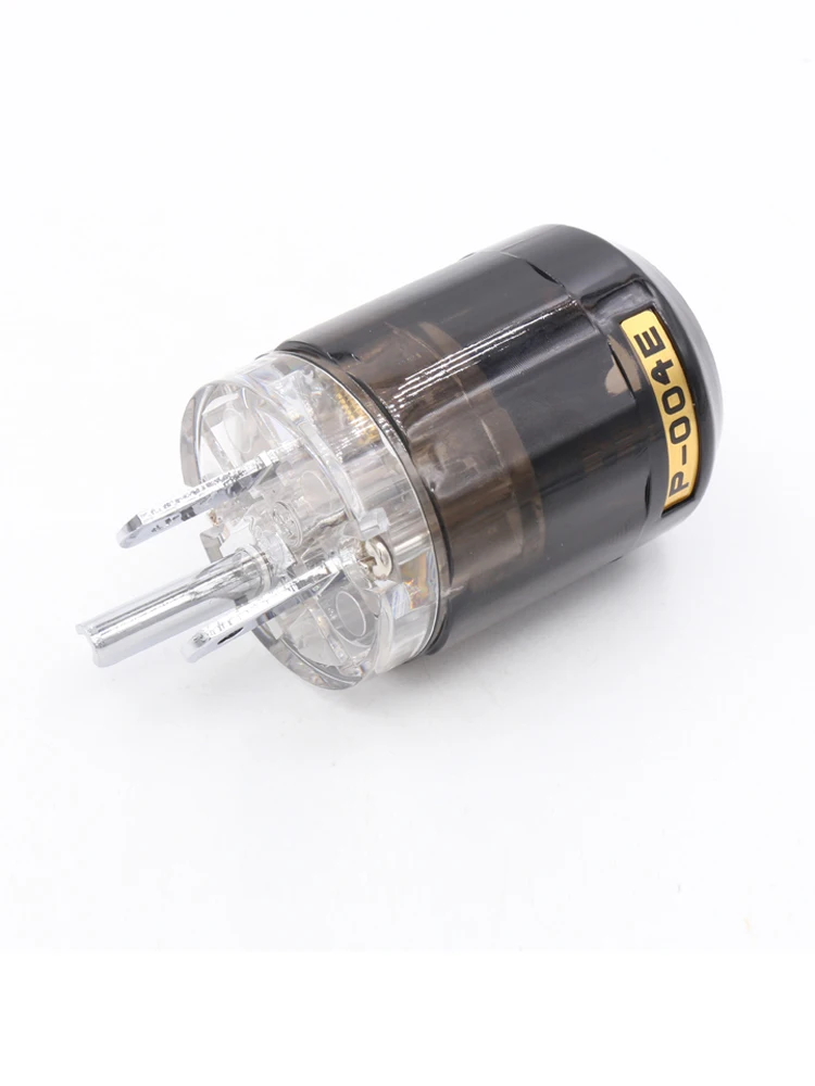 

5pcs P-004 Rhodium Plated Pure Copper US Power Plug for Audio Power Cable