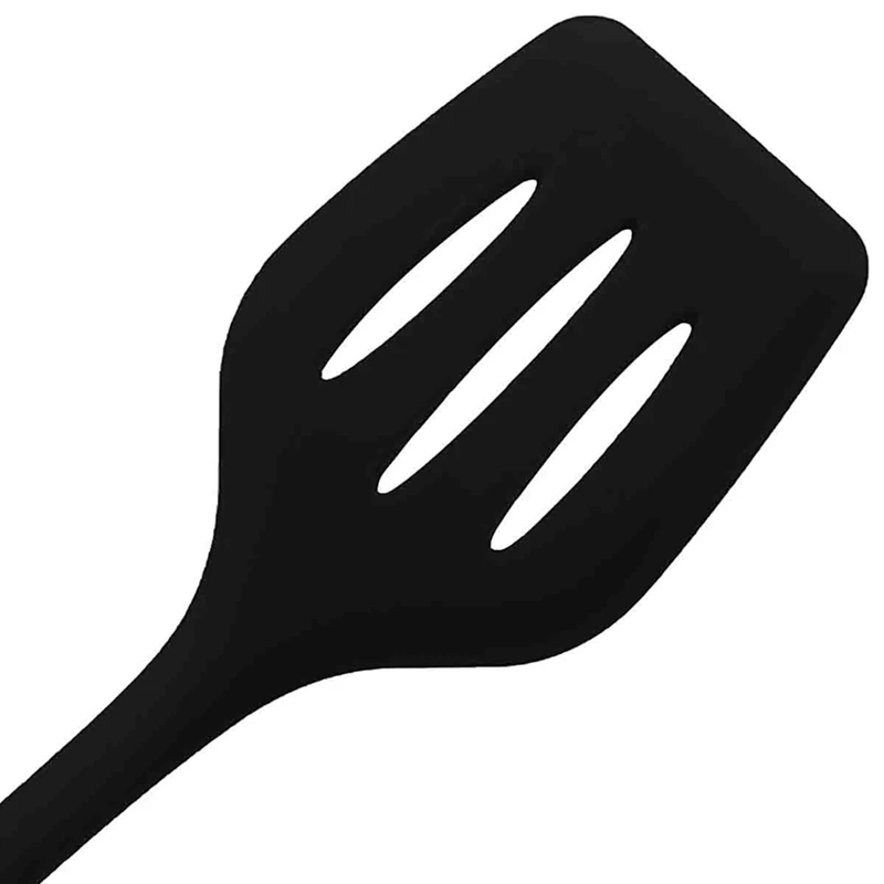 

Silicone Nonstick Turner, High Heat Resistant to 480F, Food Grade Slotted Turner, BPA Free, Slotted Spatula