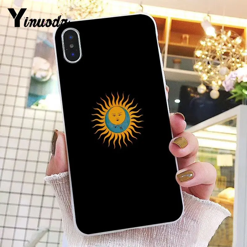 Yinuoda Солнце Луна звезды новое поступление чехол для телефона iPhone 8 7 6 6S X XS MAX 5 5S SE XR