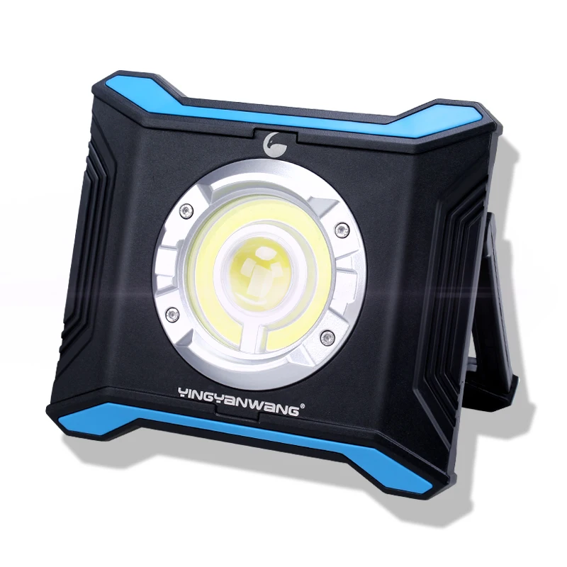 구매 충전식 LED 작업등 휴대용 20W 작업등 야외 COB 플러드 라이트 6000mAh 하이킹 작업용 자동차 수리 워크샵, 작업등 작업등 작업등