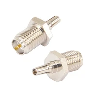 10pcs rf coax adapter rp sma female to crc9 nickelplated connector for 3g usb modem