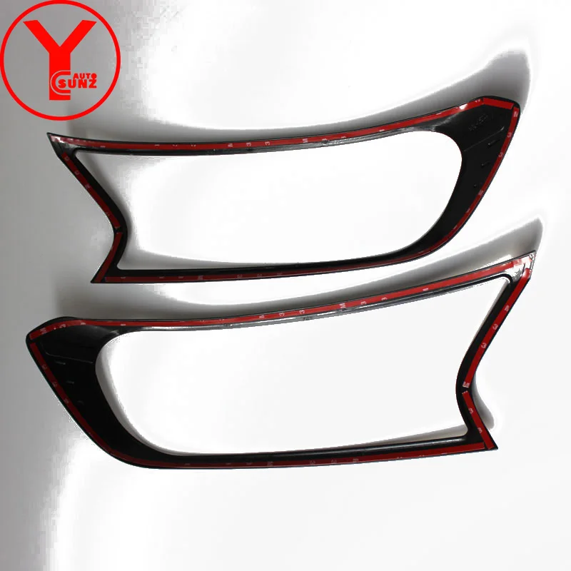 Черная головная фара YCSUNZ крышка светильник ры автомобильные аксессуары для Ford