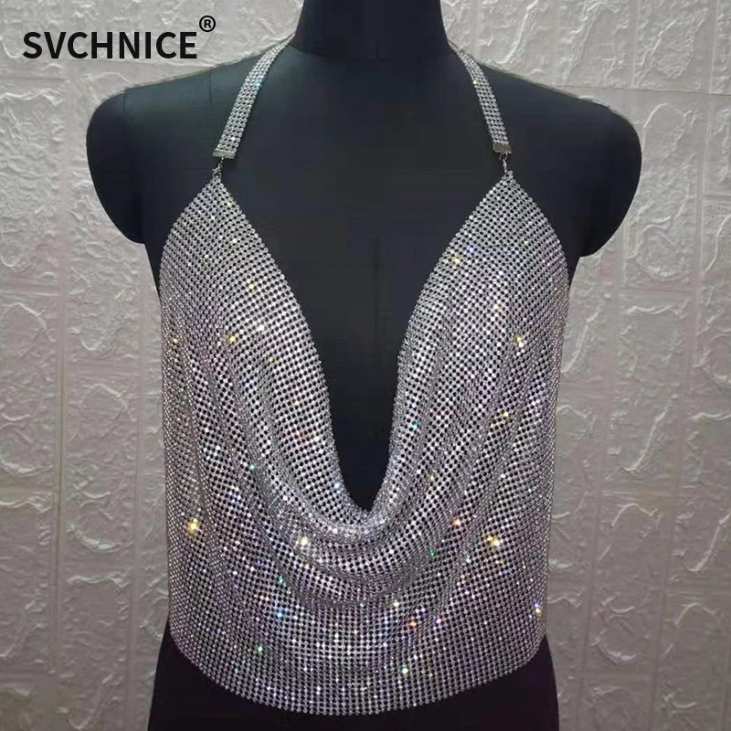 Модные женские блузки с V-образным вырезом сексуальные топы блестками вырезами