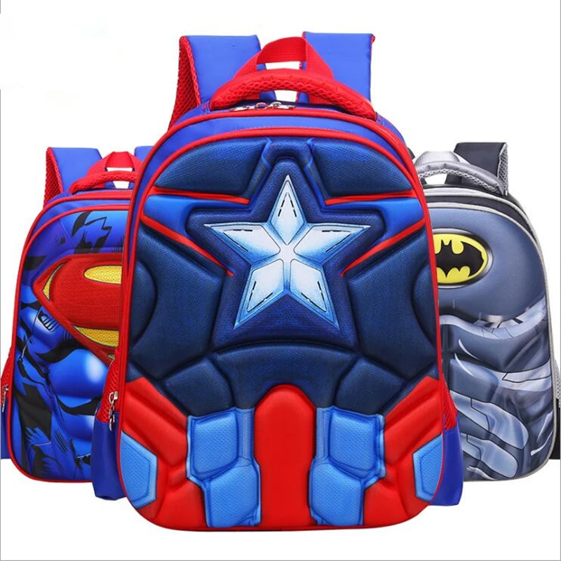 Disney Superhero Человек паук мальчик девочка дети Начальная школа детский сад сумка