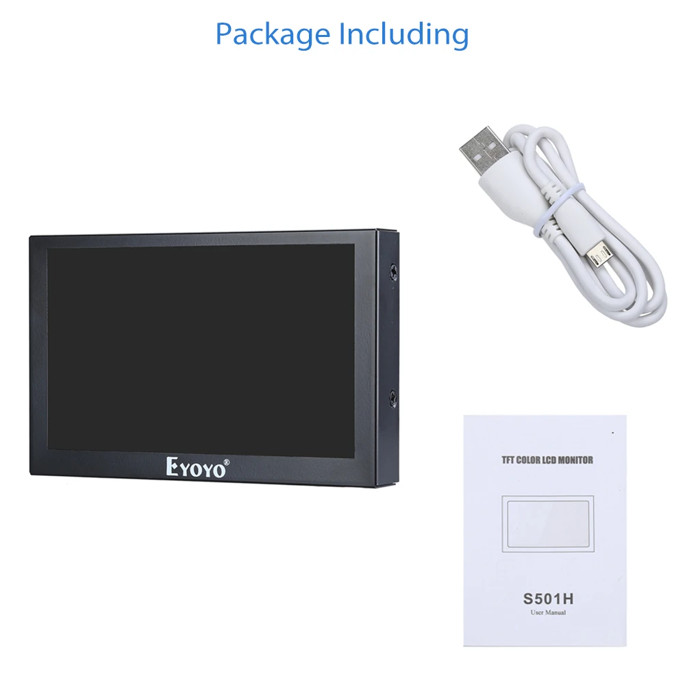 Eyoyo 5 &quotмонитор маленький Hdmi монитор портативный vga ЖК-экран CCTV 800x480 BNC AV/VGA дисплей