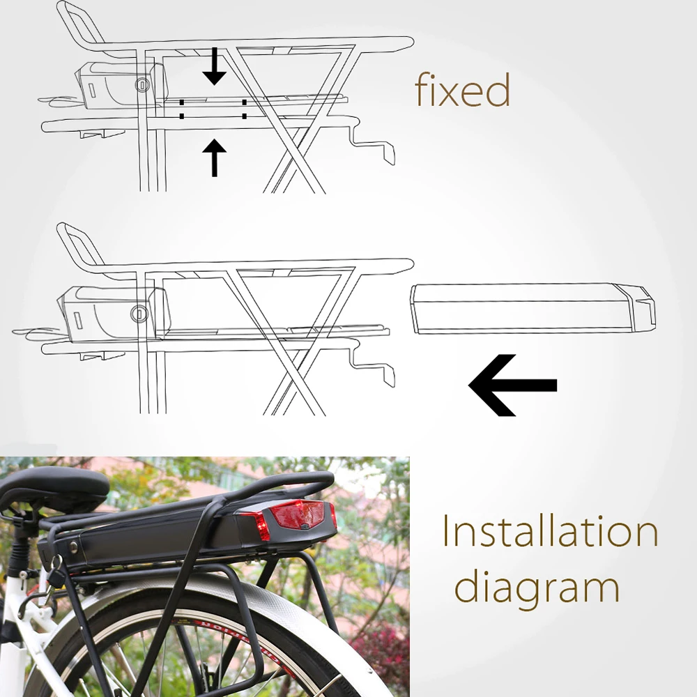 36V 10Ah 13Ah 15ah 17.5ah eBike литиевая батарея для электровелосипеда 36v батарея для Bafang 250w 500w комплект мотора