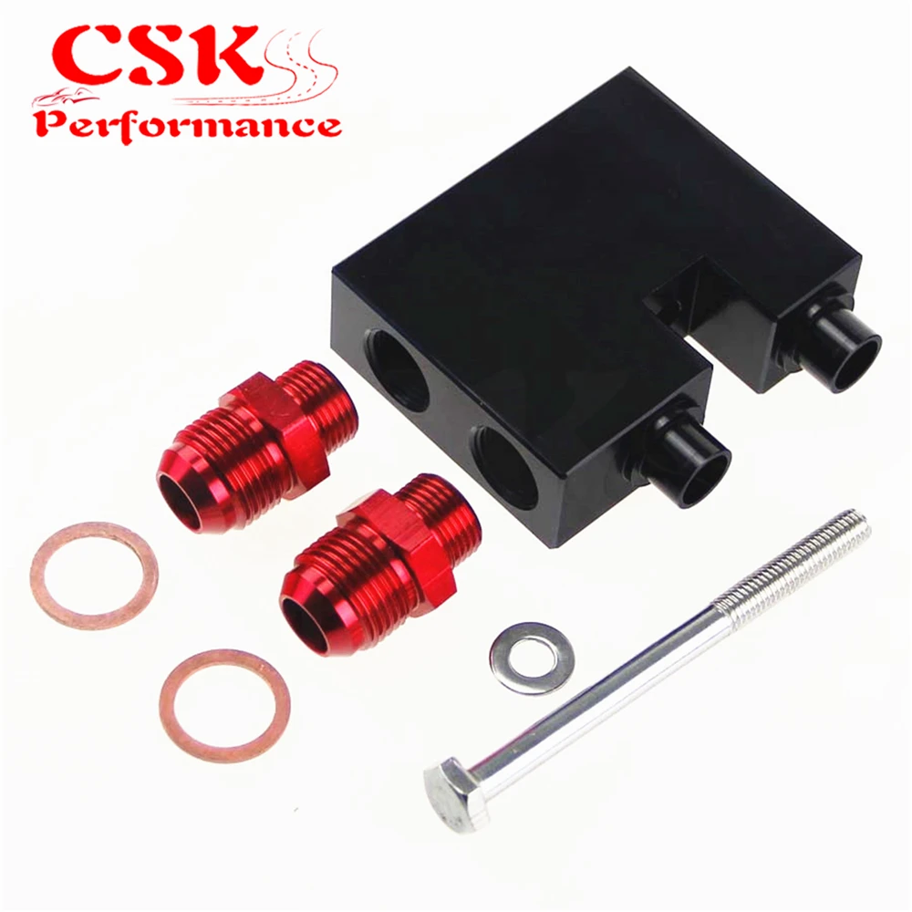 Алюминиевый Масляный фильтр AN10 адаптер для охладителя масла Φ N54 135i (E82) 335i (E90 E92 E93)