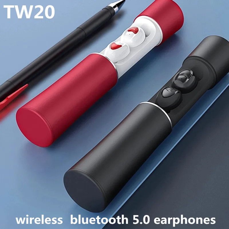 TW20 наушники вкладыши TWS с HD микрофон Bluetooth спортивные Беспроводной