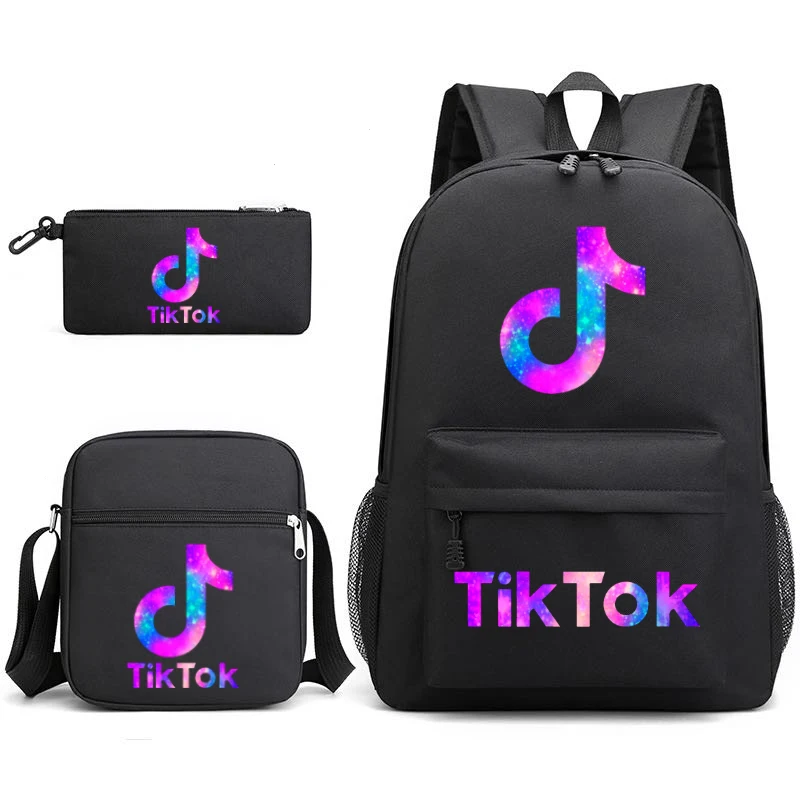 3 шт./комплект Детский рюкзак с рисунком из аниме TIK TOK|Школьные ранцы| |