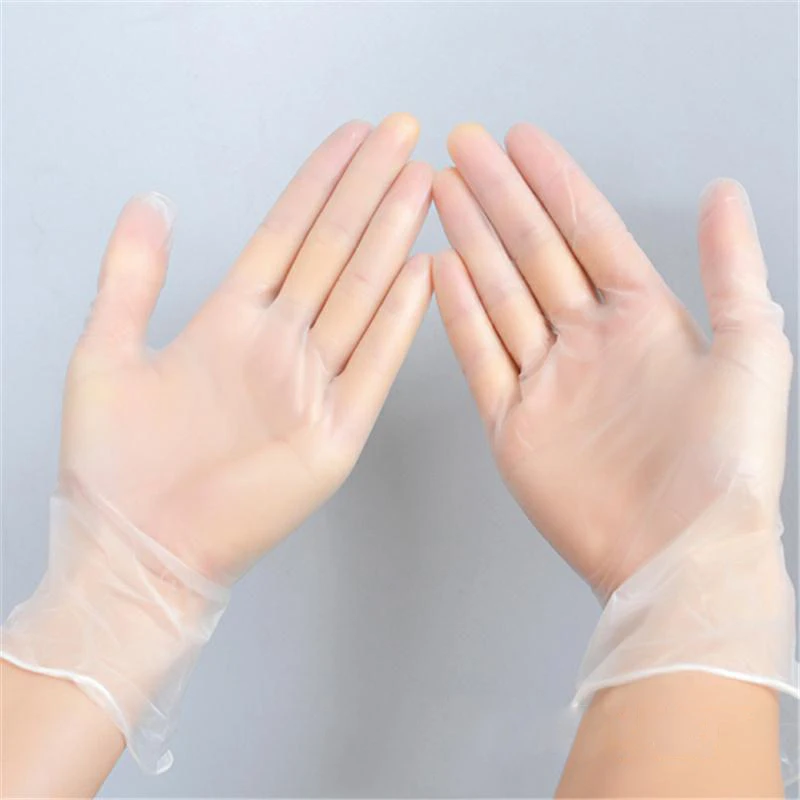 

Anti-static Gloves Waterproof Disposable Gloves 100pcs/lot NEW PVC Gloves Household Cleaning Washing Allergy Wear Resistance