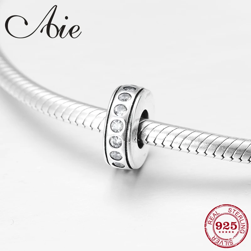 Бусина-пробка из серебра 925 пробы с фианитами | Украшения и аксессуары