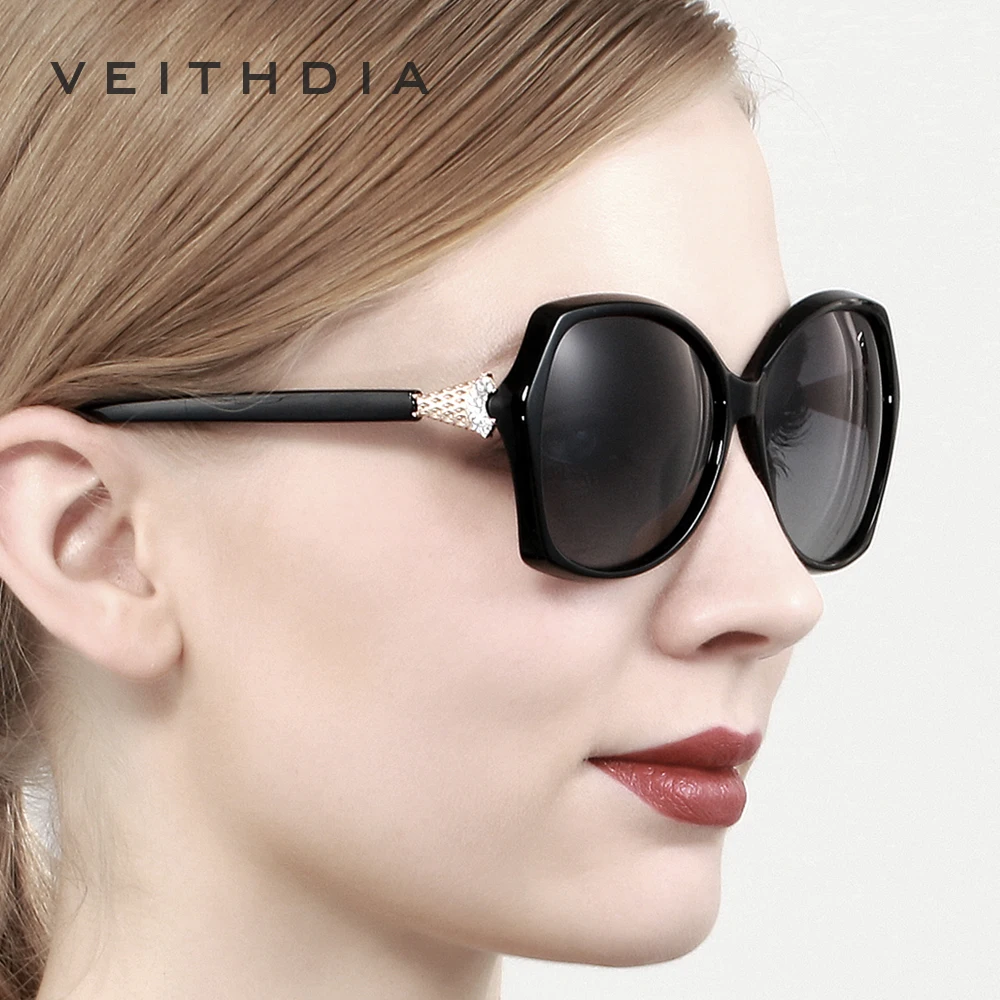 Женские солнцезащитные ретро-очки VEITHDIA роскошные брендовые дизайнерские очки с