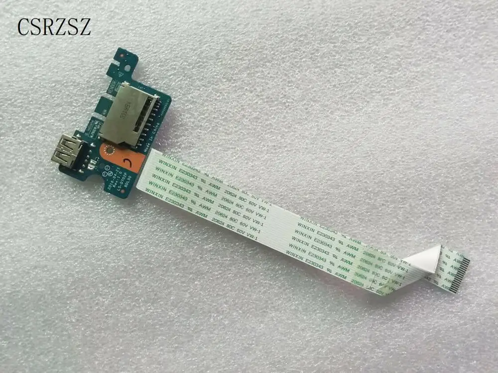 Новый ноутбук USB ридер порт дочь карта плата для HP 15-AC 15-AF 250 G4 LS-C705P LS-D702P NBX0001ZP00